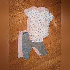 Baby Gap Onesies and Pants - 0 to 3 months